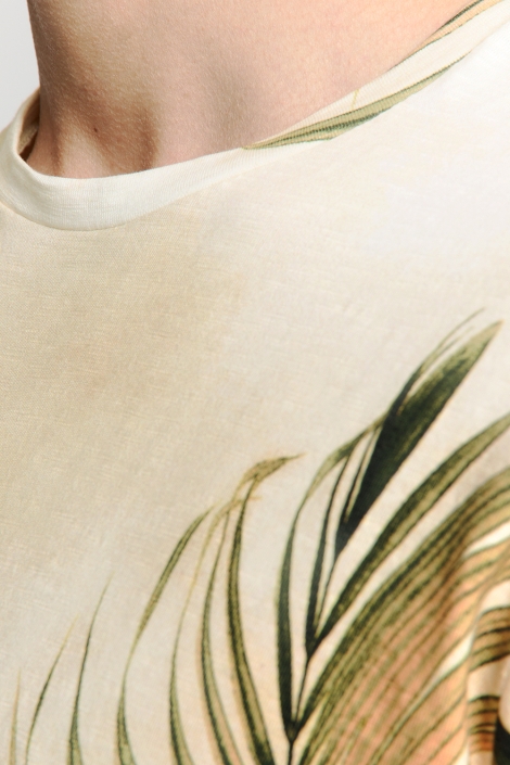 NO-EXCESS t-shirt crewneck allover printed sl